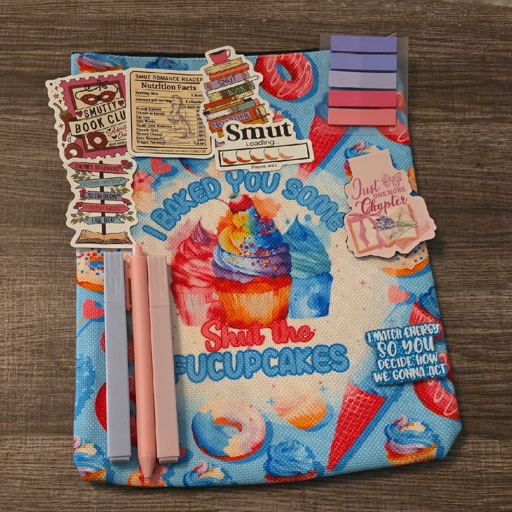 Spicy Bookish Book Sleeve And Accessories Bundle